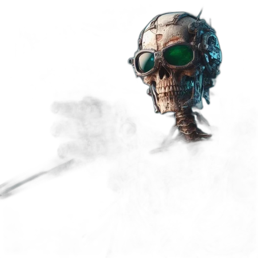 robot, mask, weapon, face, concept art, cyberpunk, fantasy art, comic book art transparent PNG cut-out