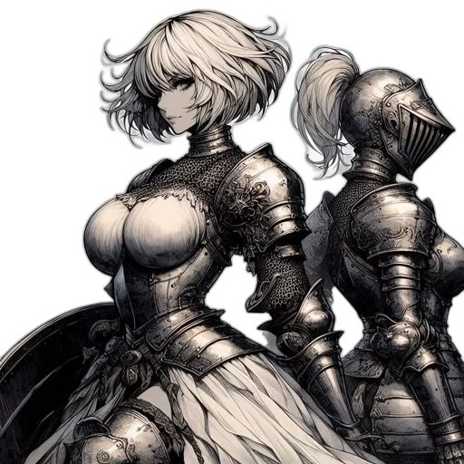 sword, dress, weapon, crown, concept art, fantasy art, comic book art, pixel art transparent PNG cut-out