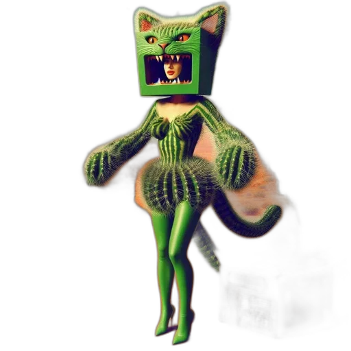 creature, mask, animal, robot, concept art, 3d render, pixel art, fantasy art transparent PNG cut-out