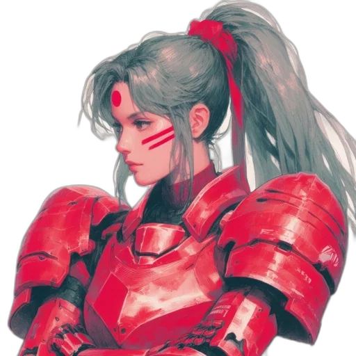 weapon, sword, robot, face, concept art, pixel art, fantasy art, watercolor transparent PNG cut-out