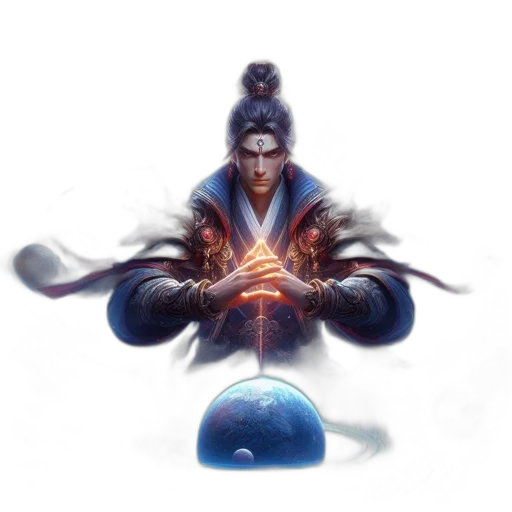 staff, sword, weapon, fantasy art, concept art, pixel art, 3d render, majestic transparent PNG cut-out