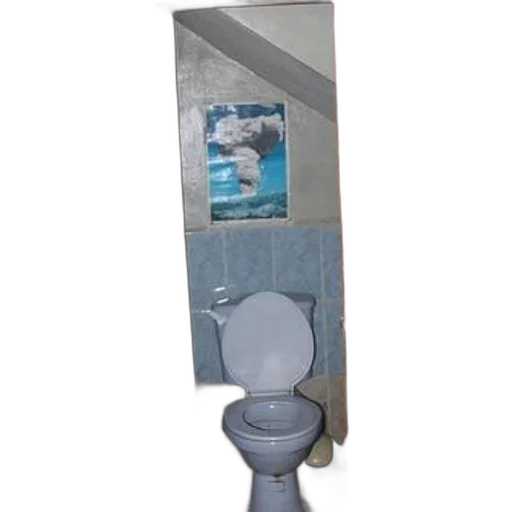 staff, robot, 3d render, bathroom, toilet, door, keyhole, picture transparent PNG cut-out