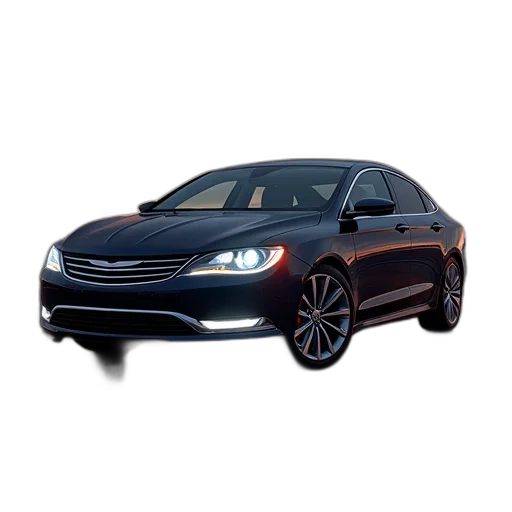 car, photorealistic, 3d render, 2013, chrysler, avalon transparent PNG cut-out