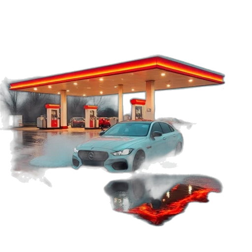 car, concept art, 3d render, photorealistic transparent PNG cut-out