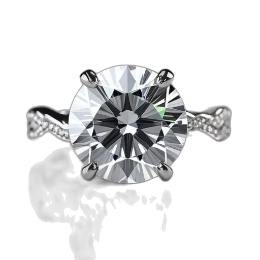 jewelry, crown, flower, 3d render transparent PNG cut-out