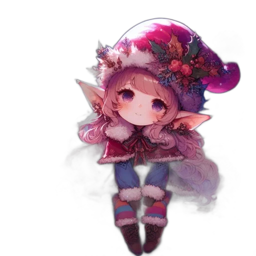 staff, hat, crown, flower, fantasy art, watercolor, pixel art, concept art transparent PNG cut-out