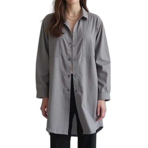 jacket, dress, monochrome, asos, design, longline, shirt, button transparent PNG cut-out