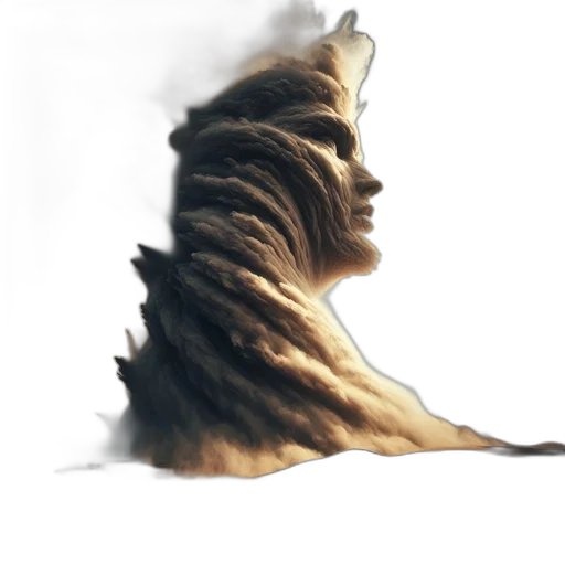 hair, crown, dragon, mask, fantasy art, concept art, photorealistic, 3d render transparent PNG cut-out