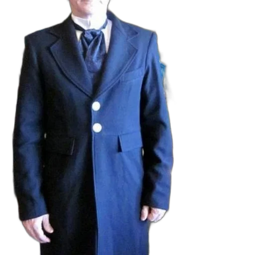 jacket, staff, dress, blue, man, suit, stands, front transparent PNG cut-out