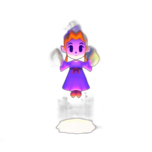 crown, dress, staff, hat, 3d render, concept art, pixel art, vaporwave transparent PNG cut-out