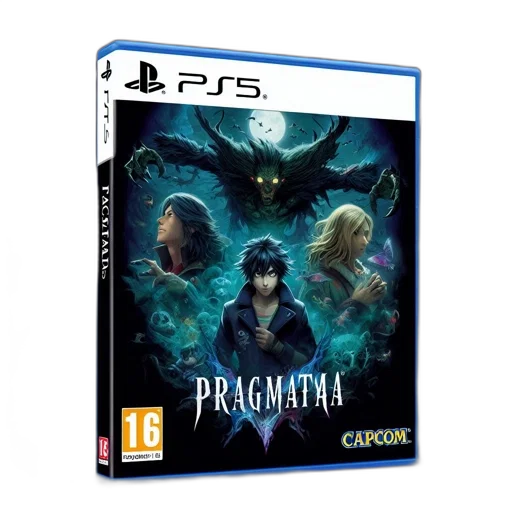 ps5, pragmatyaa, game, cover, shows, trio, diverse, humanoid transparent PNG cut-out