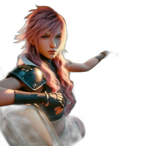 dragon, staff, concept art, fantasy art, 3d render, photorealistic, pastel, female transparent PNG cut-out