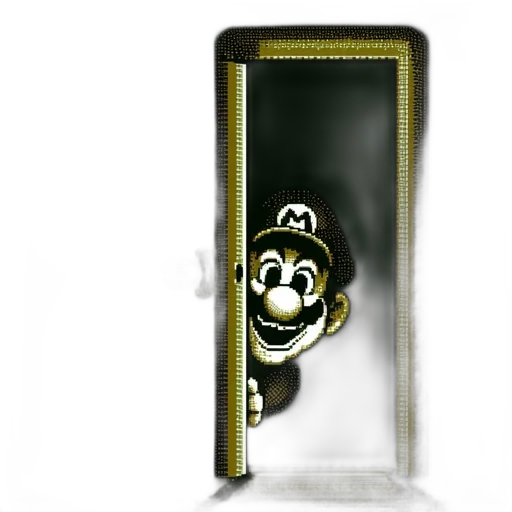 staff, 3d render, concept art, photorealistic, cartoon, mario, super, series transparent PNG cut-out