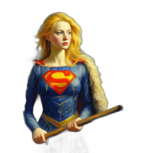 staff, comic book art, fantasy art, concept art, pixel art, female, figure, donning transparent PNG cut-out