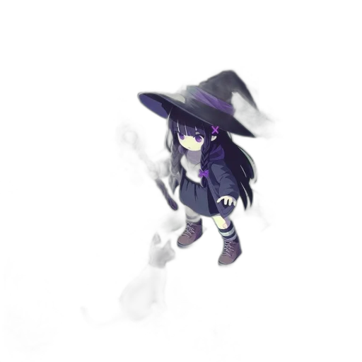 hat, weapon, staff, creature, pixel art, concept art, fantasy art, anime transparent PNG cut-out