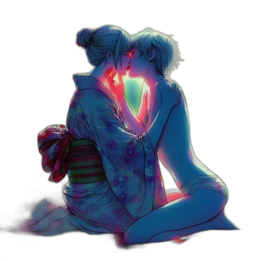 mask, concept art, watercolor, cyberpunk, fantasy art, neon lights, fire, outer space transparent PNG cut-out