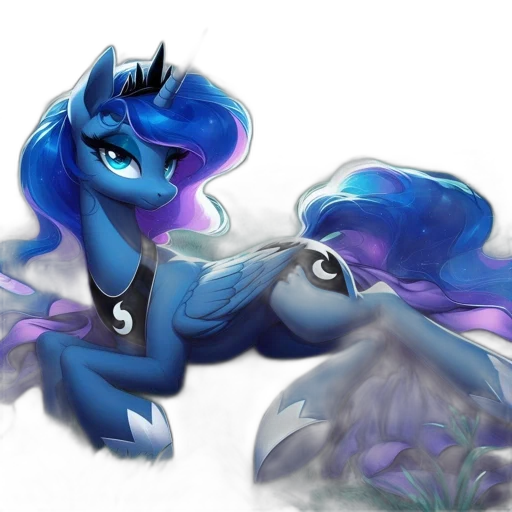 dragon, fantasy art, concept art, watercolor, 3d render, blue, regal, unicorn transparent PNG cut-out