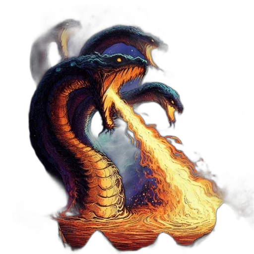 dragon, creature, staff, mask, fantasy art, concept art, pixel art, watercolor transparent PNG cut-out