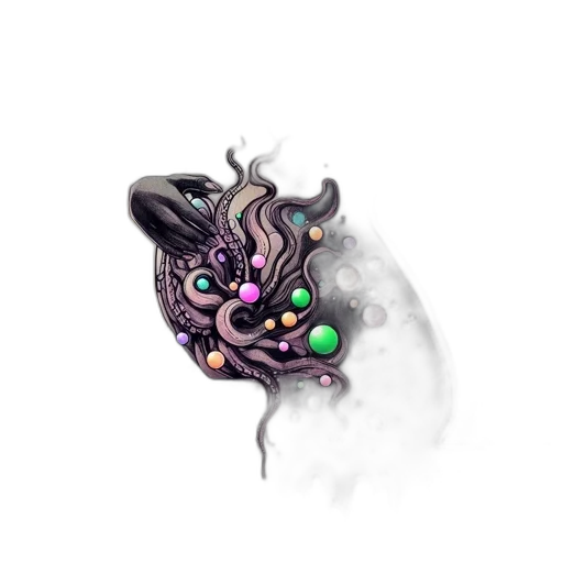 mask, dragon, creature, staff, concept art, fantasy art, pixel art, 3d render transparent PNG cut-out