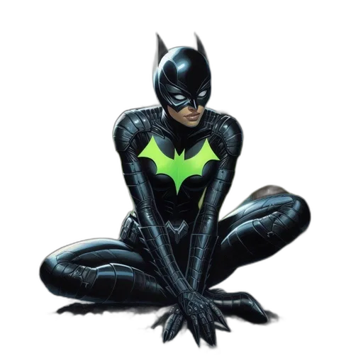 animal, comic book art, concept art, green, figure, bat-like, wings, emblem transparent PNG cut-out