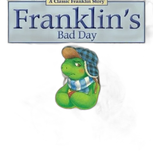 3d render, children, book, cover, titled, franklin, bad, day transparent PNG cut-out
