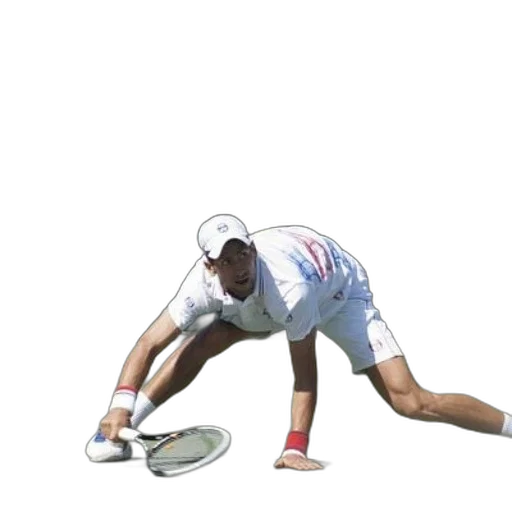 staff, photorealistic, concept art, 3d render, watercolor, tennis, player, action transparent PNG cut-out