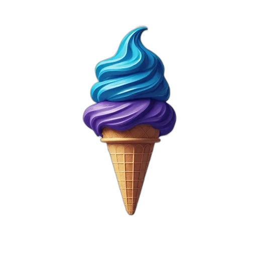 food, hat, weapon, umbrella, 3d render, vaporwave, pixel art, photorealistic transparent PNG cut-out