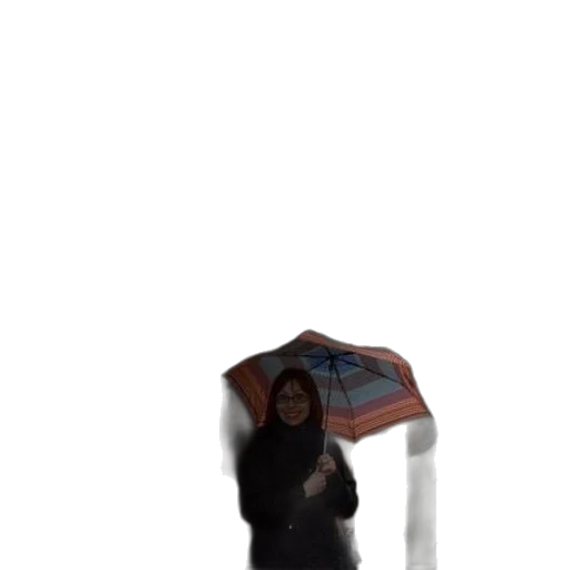 umbrella, jacket, creature, face, 3d render, photorealistic, concept art, oil painting transparent PNG cut-out