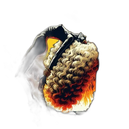 jacket, hair, crown, hat, concept art, fantasy art, pixel art, photorealistic transparent PNG cut-out