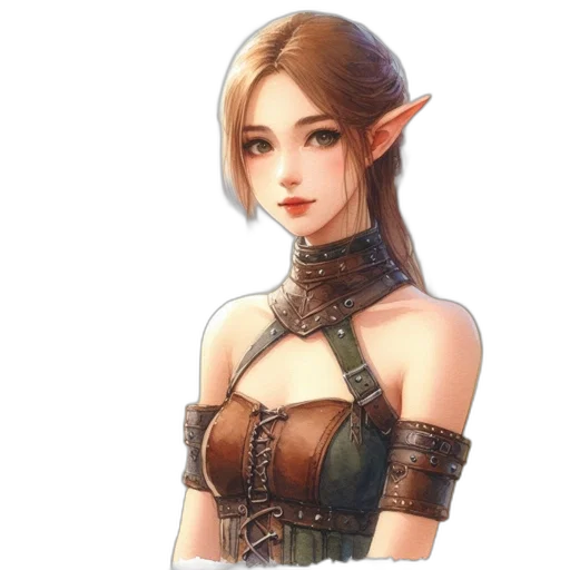 dress, staff, face, dragon, fantasy art, concept art, pixel art, 3d render transparent PNG cut-out