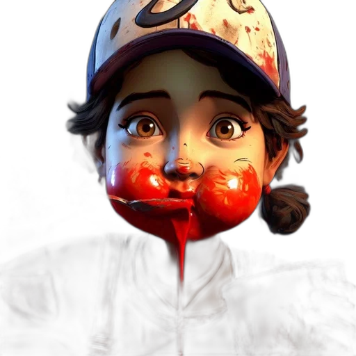 face, mask, concept art, 3d render, photorealistic, fantasy art, young, girl transparent PNG cut-out