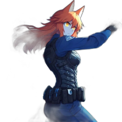 jacket, staff, weapon, dress, concept art, watercolor, pixel art, anime transparent PNG cut-out