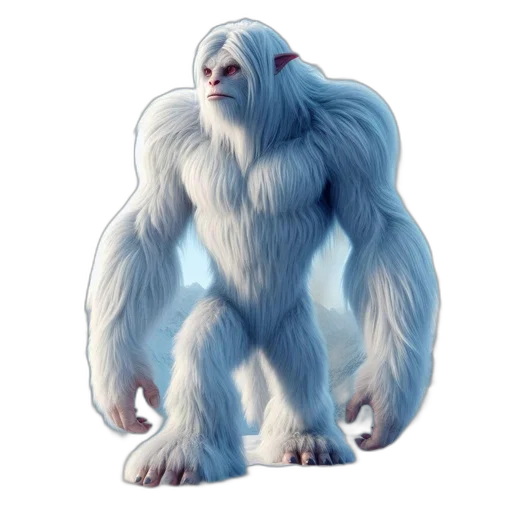 creature, animal, hair, concept art, 3d render, fantasy art, photorealistic, enormous transparent PNG cut-out