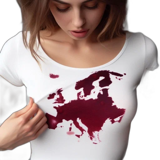 dress, face, photorealistic, red, image, features, young, woman transparent PNG cut-out