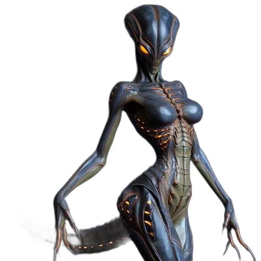 creature, dress, robot, animal, concept art, 3d render, fantasy art, pixel art transparent PNG cut-out