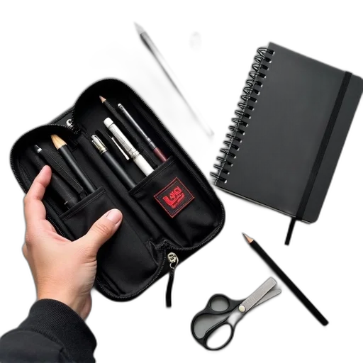 staff, weapon, person, hand, holding, black, pencil, case transparent PNG cut-out