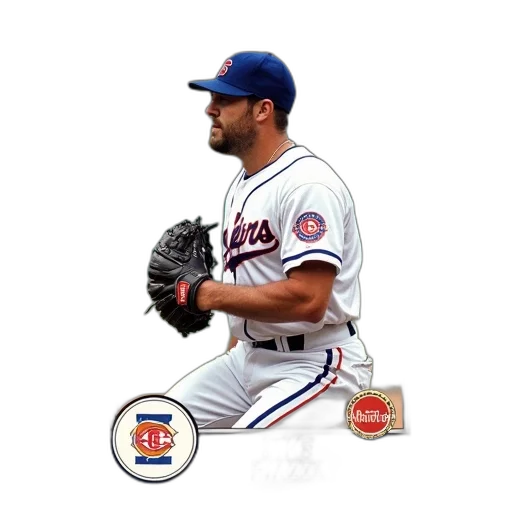crown, animal, baseball, card, featuring, player, named, mike transparent PNG cut-out