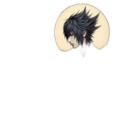 hair, mask, hat, dragon, concept art, anime, pixel art, comic book art transparent PNG cut-out