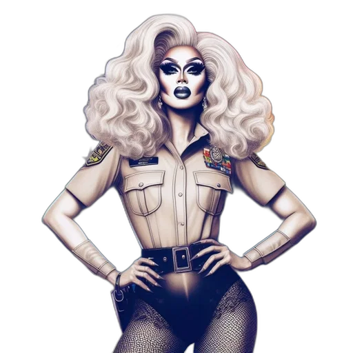 hair, cartoon, comic book art, concept art, fantasy art, individual, donning, sheriff-like transparent PNG cut-out