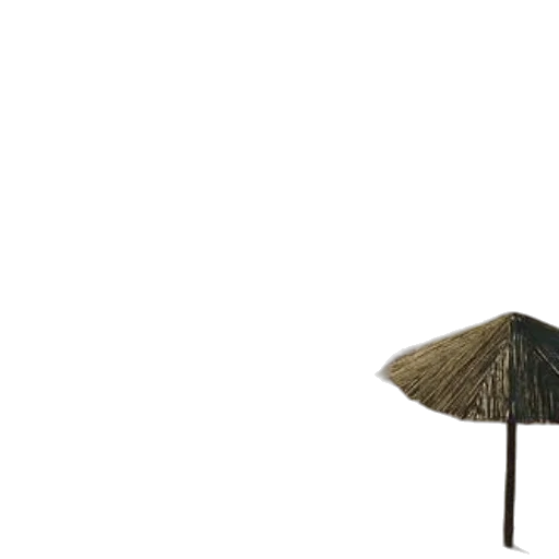 umbrella, hat, staff, furniture, 3d render, photorealistic, concept art, rain transparent PNG cut-out