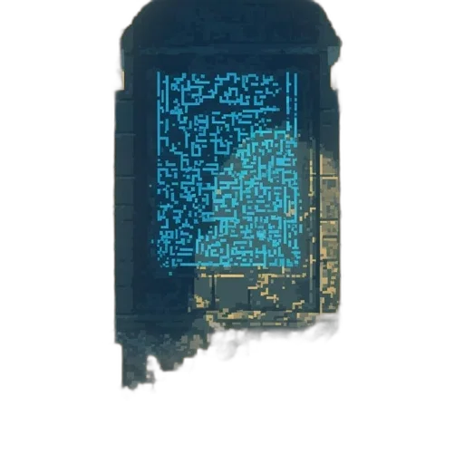 jewelry, robot, crown, weapon, vaporwave, 3d render, pixel art, cyberpunk transparent PNG cut-out