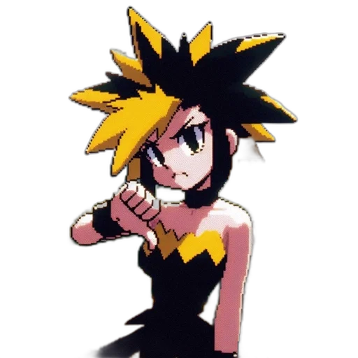 staff, dress, weapon, animal, pixel art, anime, concept art, cartoon transparent PNG cut-out