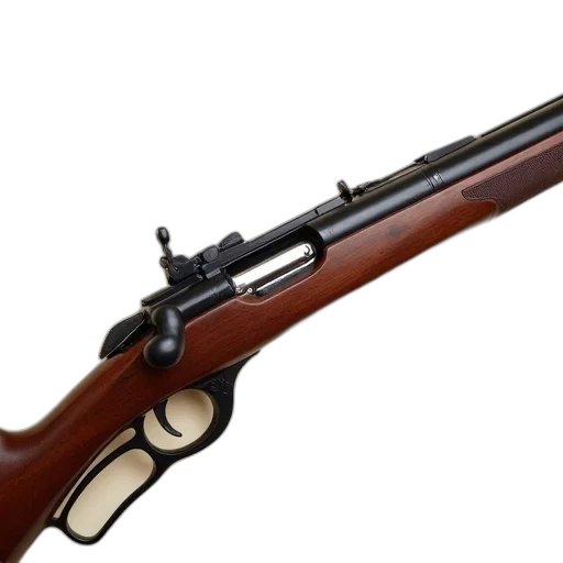 weapon, close-up, image, rifle, wooden, stock, metal, barrel transparent PNG cut-out