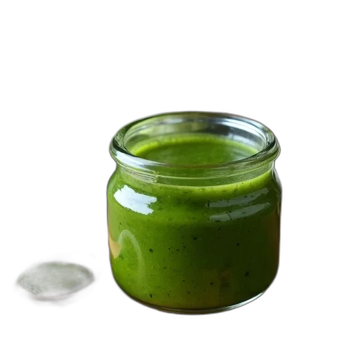 food, bottle, crown, green, glass, jar, filled, sauce transparent PNG cut-out