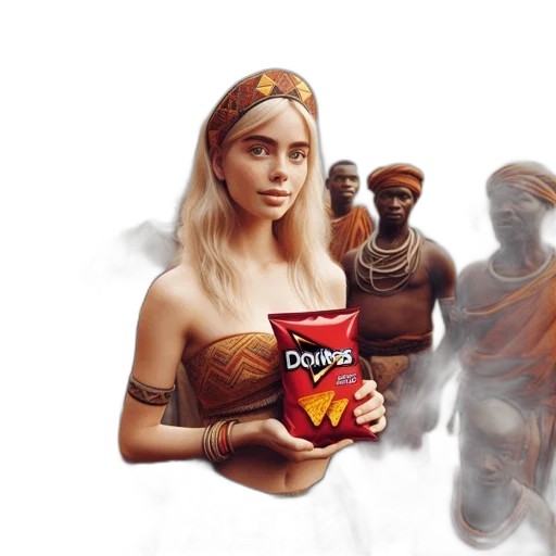food, concept art, fantasy art, photorealistic, 3d render, fire, dark, young transparent PNG cut-out