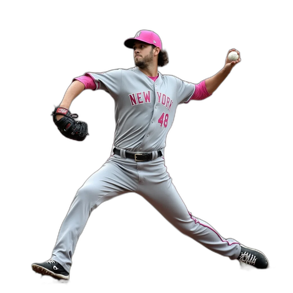 baseball, player, gray, uniform, number, word, new, york transparent PNG cut-out