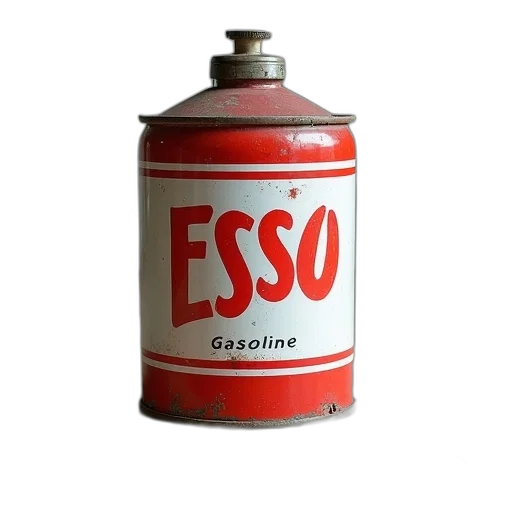 bottle, food, robot, photorealistic, 3d render, vintage, red, white transparent PNG cut-out