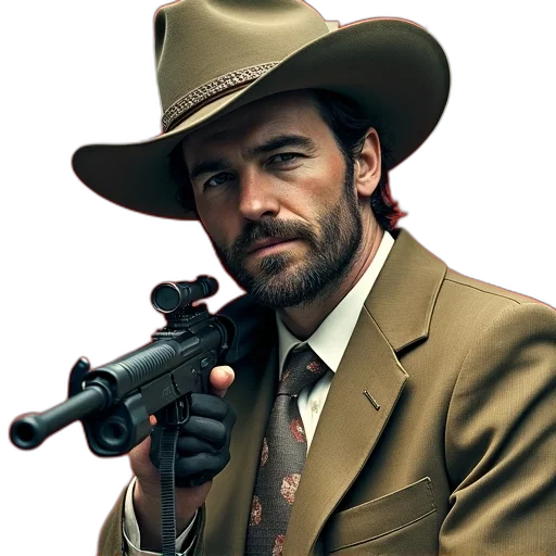 hat, weapon, jacket, animal transparent PNG cut-out