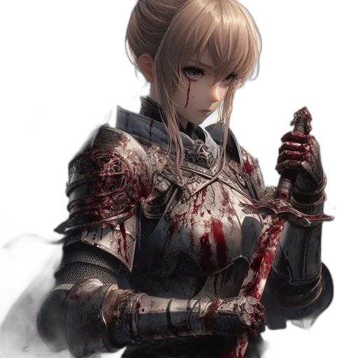staff, sword, weapon, fantasy art, concept art, anime, pixel art, dark transparent PNG cut-out