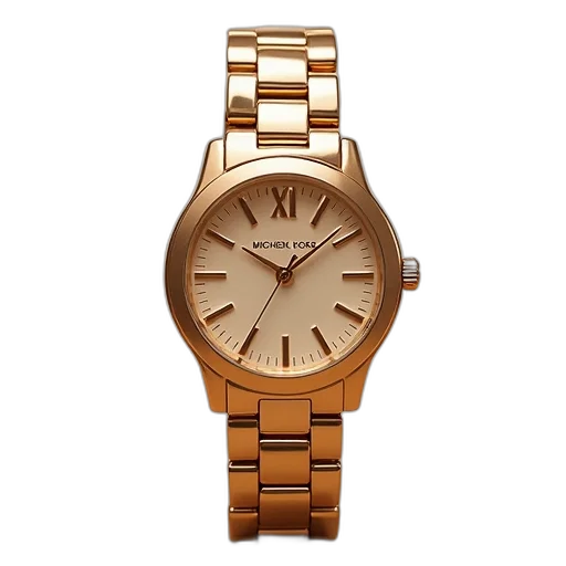 jewelry, golden, michael, kors, rose, stainless, steel, link transparent PNG cut-out